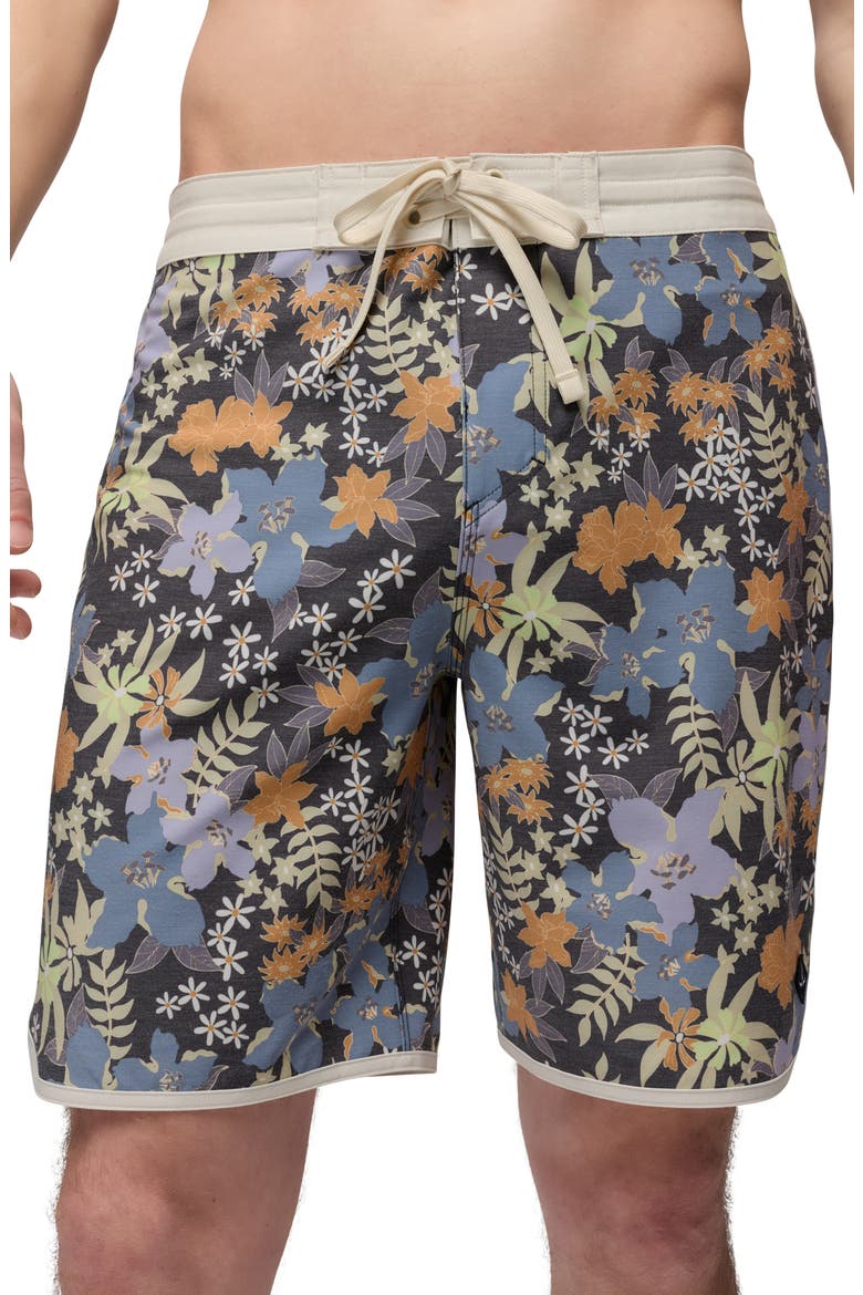 8-Inch Board Shorts, Alternate, color, BLACK SUMMER NIGHTS
