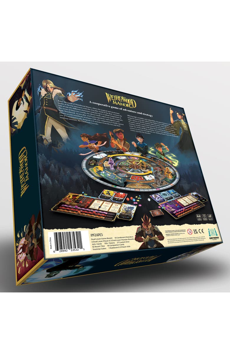 Greyridge Games Peregrine Games Weirdwood Manor Strategy Board Game, Ages 12+, Alternate, color, Multicolored