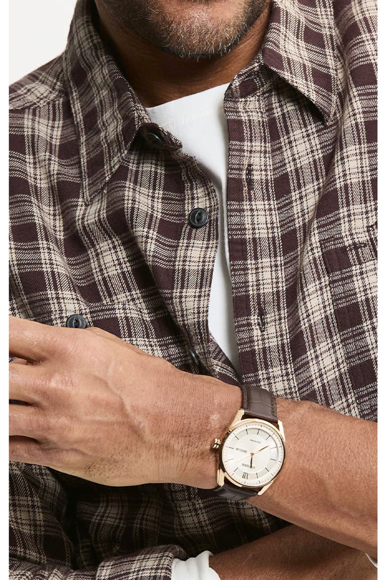 Rye Soft Touch Flannel Workshirt, Alternate, color, Burgundy