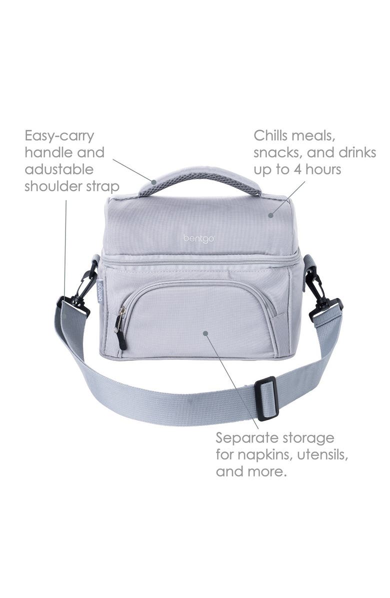 BENTGO Deluxe Lunch Bag - Gray, Alternate, color, Gray