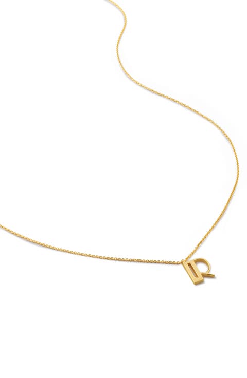 Initial Pendant Necklace
