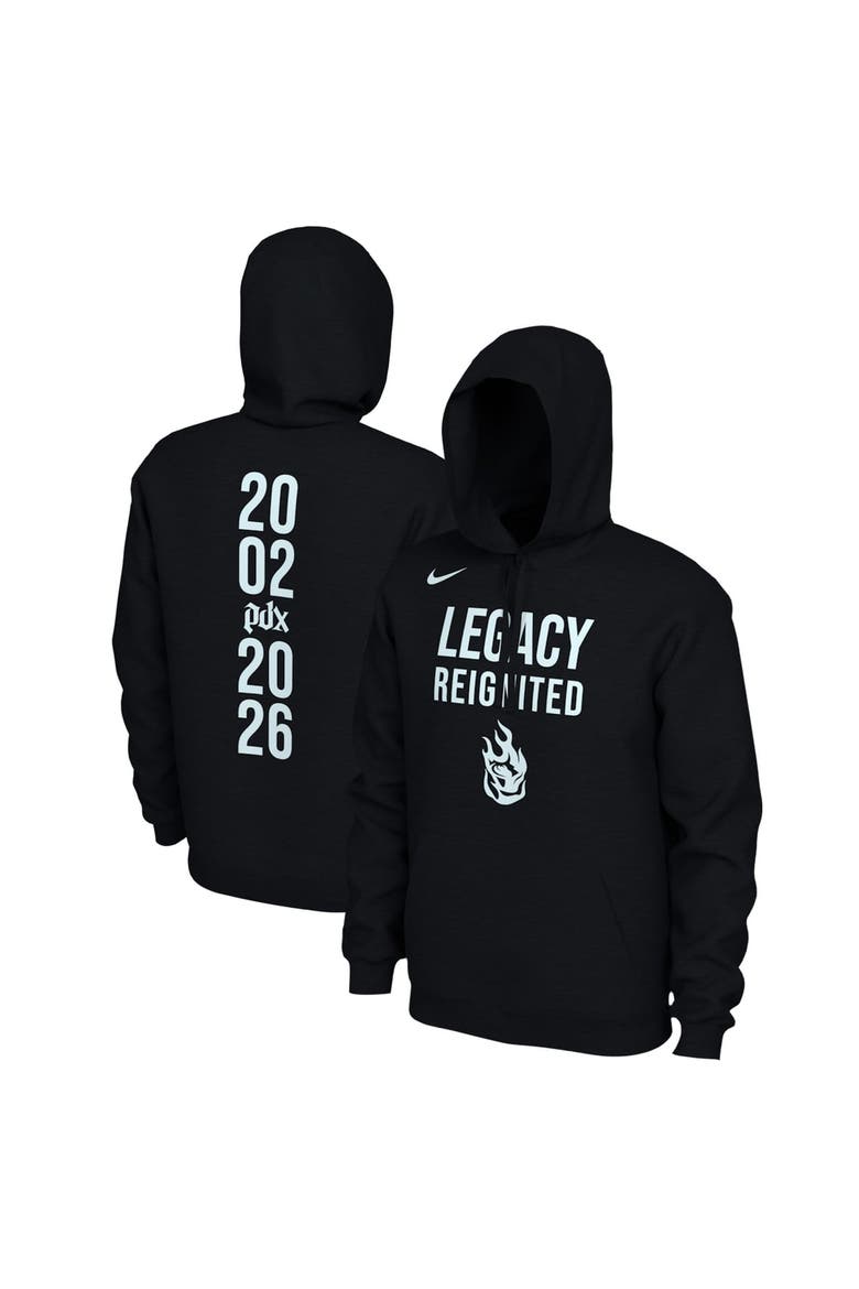 Men's Nike  Black Portland Fire Legacy Reignited Hoodie, Main, color, Black