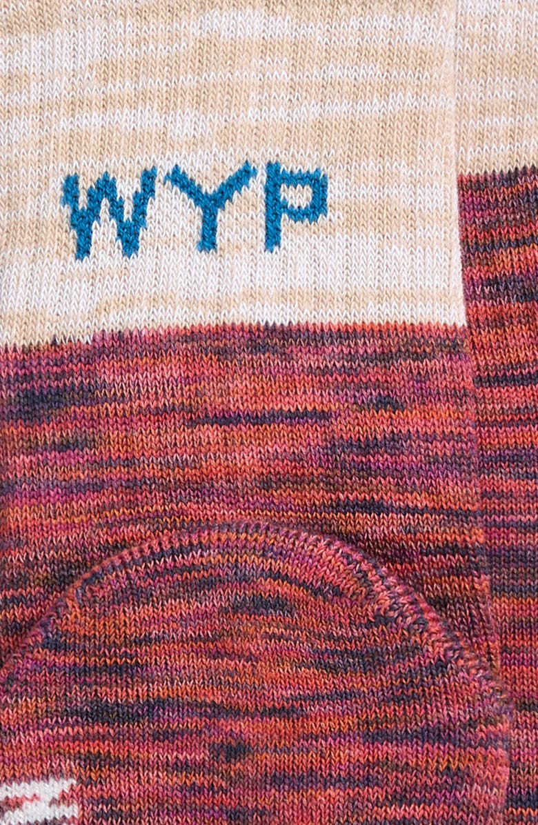 Waste Yarn Project Assorted 3-Pack One of a Kind Crew Socks, Alternate, color, Mixed Yellow