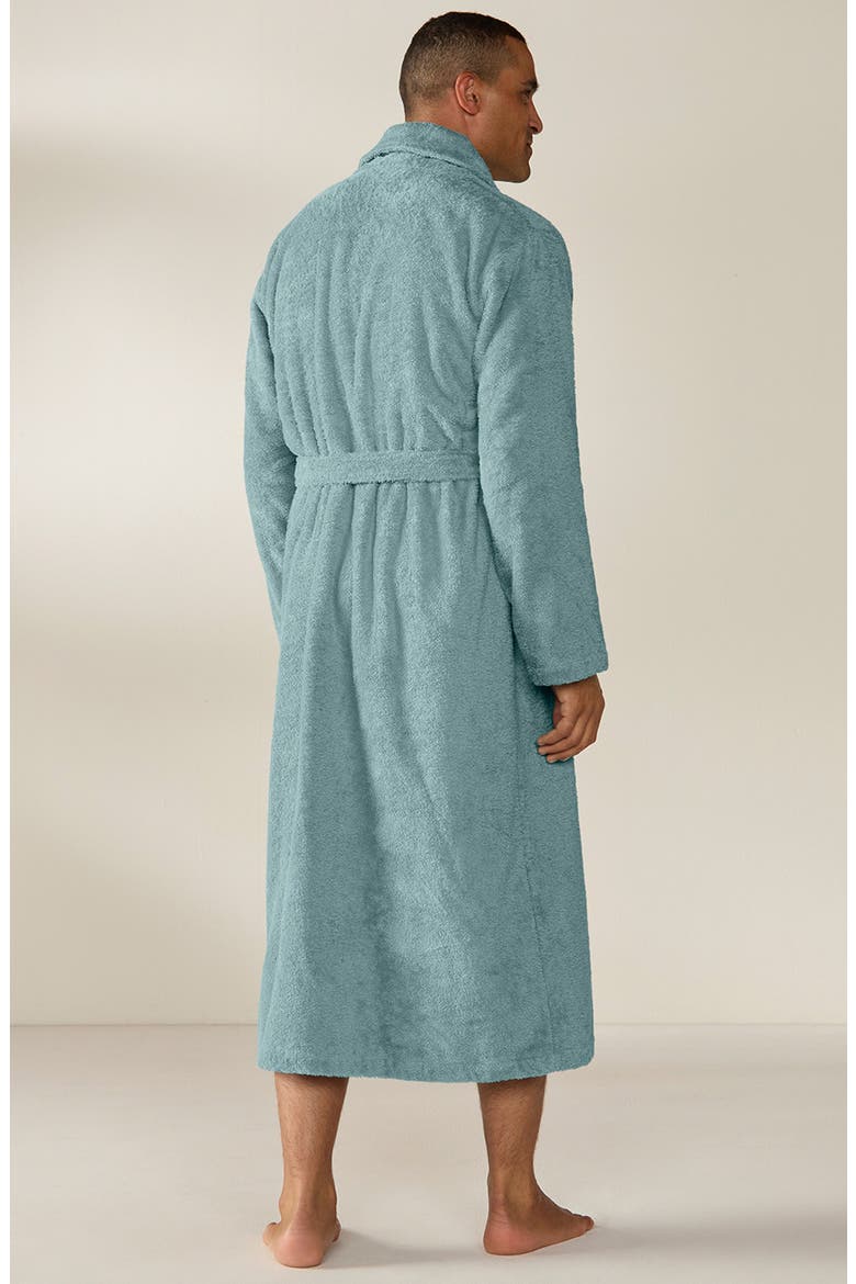 Gender Inclusive Cloud Loom™ Organic Cotton Robe, Alternate, color, PACIFIC BLUE