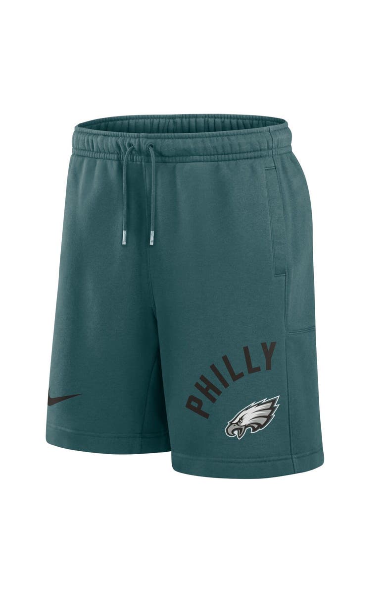 Nike Men's Nike Midnight Green Philadelphia Eagles Arched Kicker Shorts, Alternate, color, 
