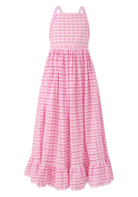 Odessa Embroidered Maxi Dress (Toddler, Little Kid & Big Kid)