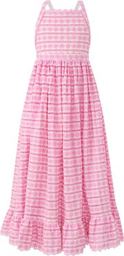 Marlo Kids Odessa Embroidered Maxi Dress