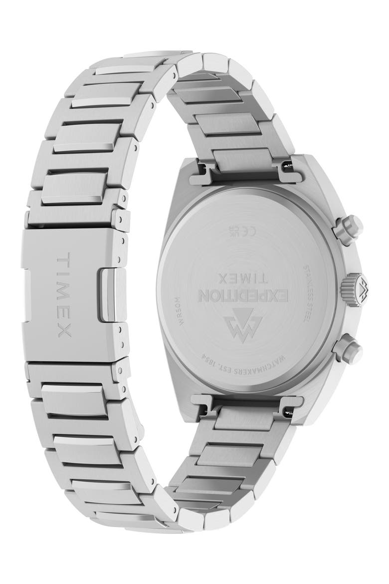 Expedition Capstone Chronograph Bracelet Watch, 41mm, Alternate, color, SILVER-TONE