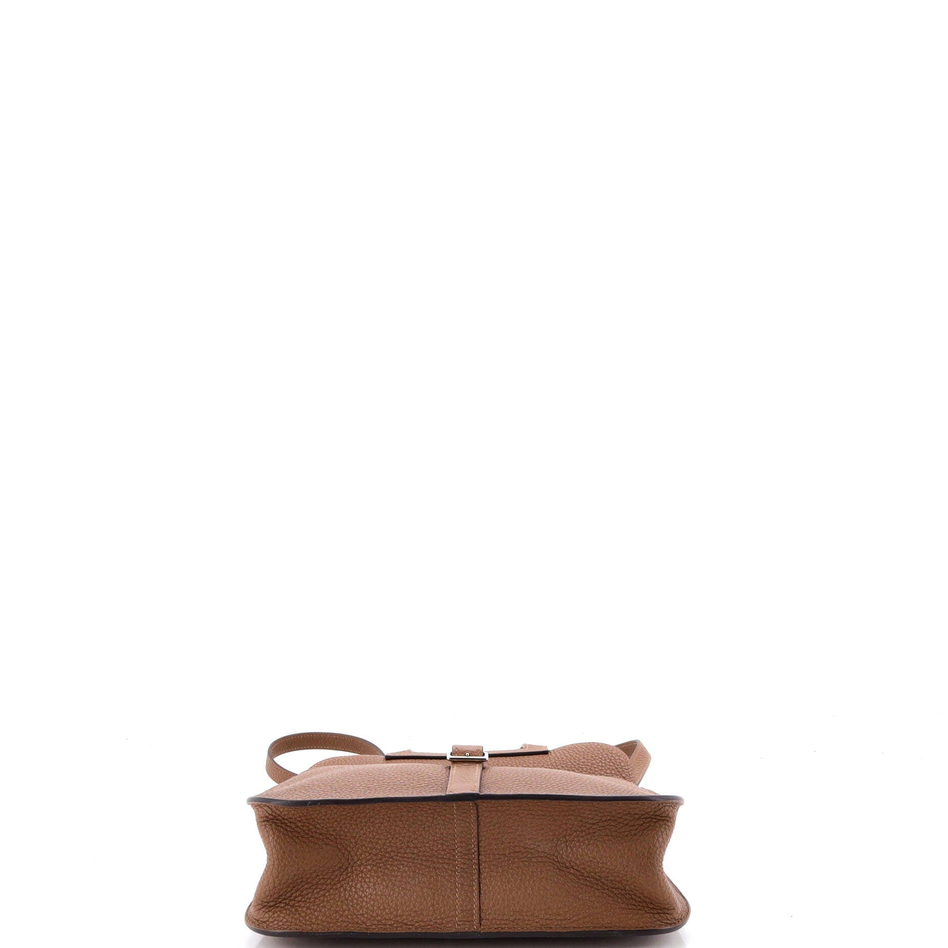 Pre-Owned Hermes Halzan Bag Verso Clemence 25, Alternate, color, Alezan