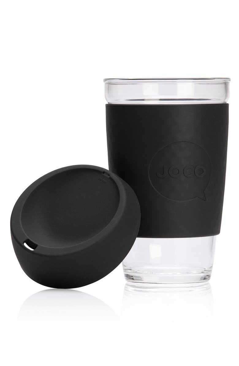 Joco Cups 16 oz. Reusable Glass Coffee Cup, Alternate, color, 