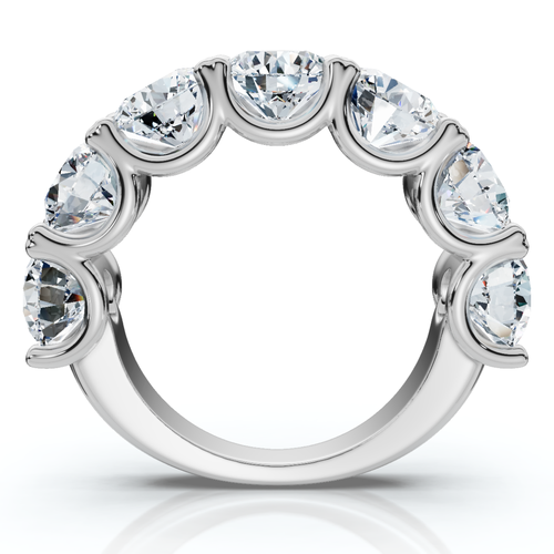Bliss Diamond 6ct Tw Diamond Anniversary U Prong Wedding Ring 14k Gold Or Platinum Lab Grown In 14k White Gold