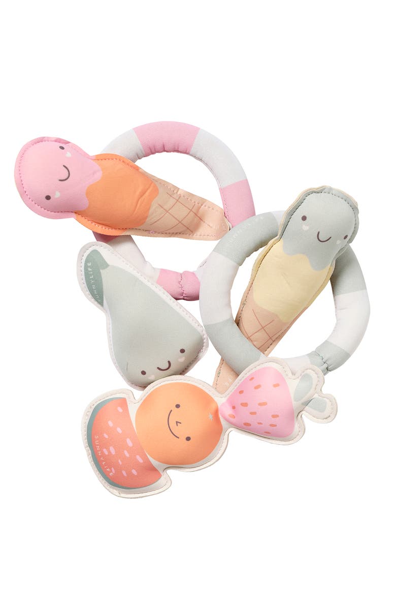 Sunnylife Dive Buddies Cotton Candy 6Pk, Pool Toys, Ice Cream & Fruit, Kids 6+, Alternate, color, 