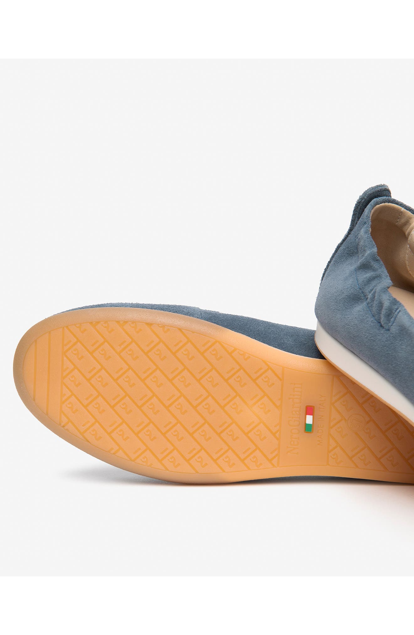 NeroGiardini Sport Penny Loafer, Alternate, color, Denim
