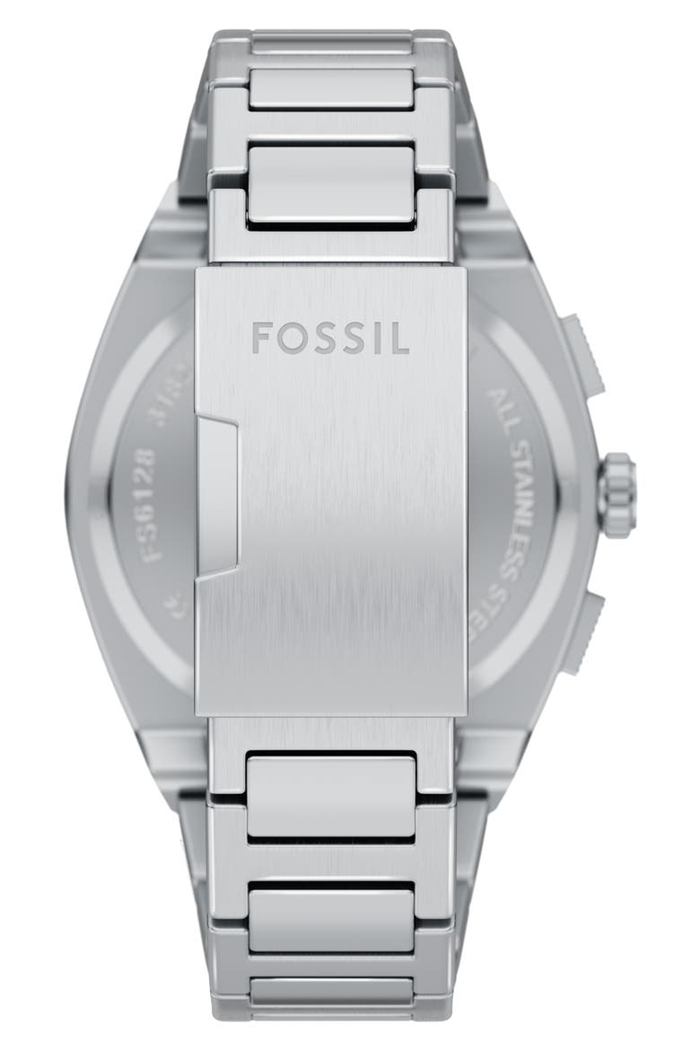 Everett Chronograph Bracelet Watch, 42mm, Alternate, color, SILVER/ GREY