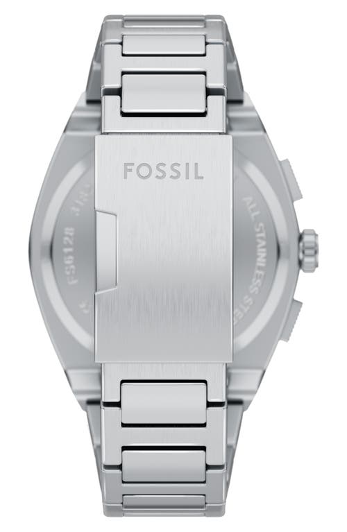 Fossil Everett Chronograph Bracelet Watch, 42mm In Gray