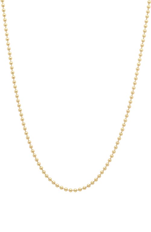 Sara Weinstock 18k Gold Bead Necklace in 18K Yellow Gold at Nordstrom, Size 22"