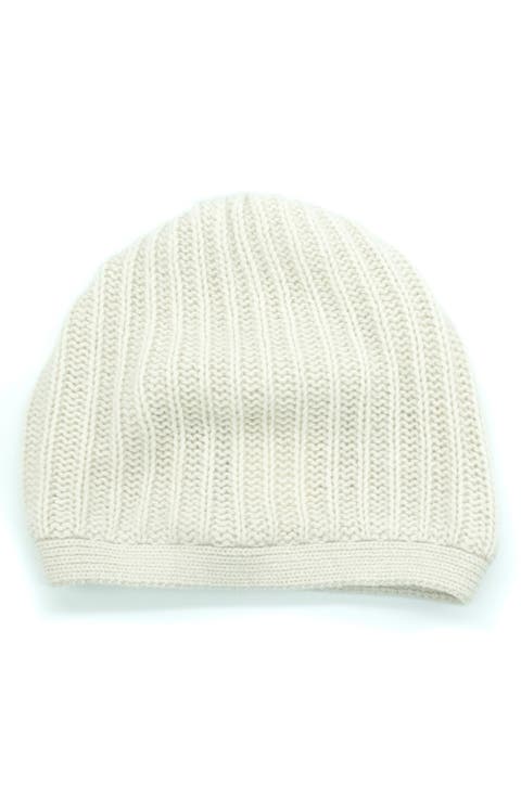 Rickrack Stitch Wool Blend Beanie