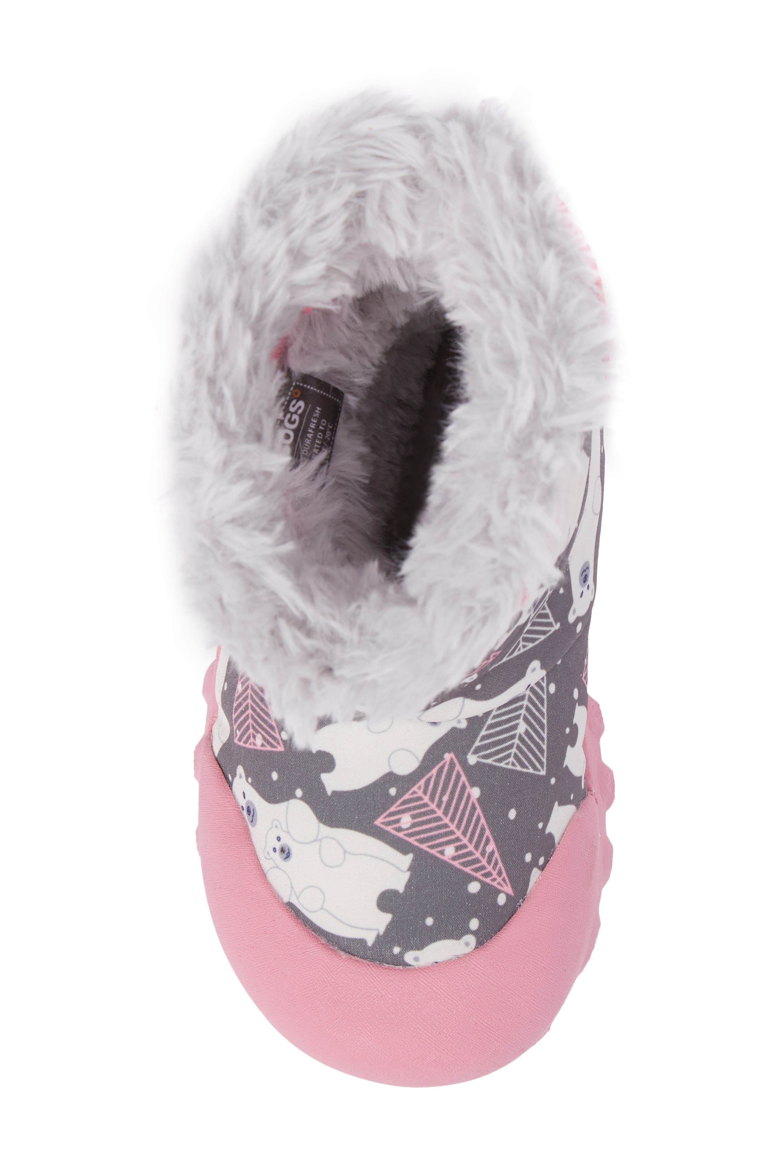 Bogs B-MOC Bears Waterproof Insulated Faux Fur Boot, Alternate, color, 