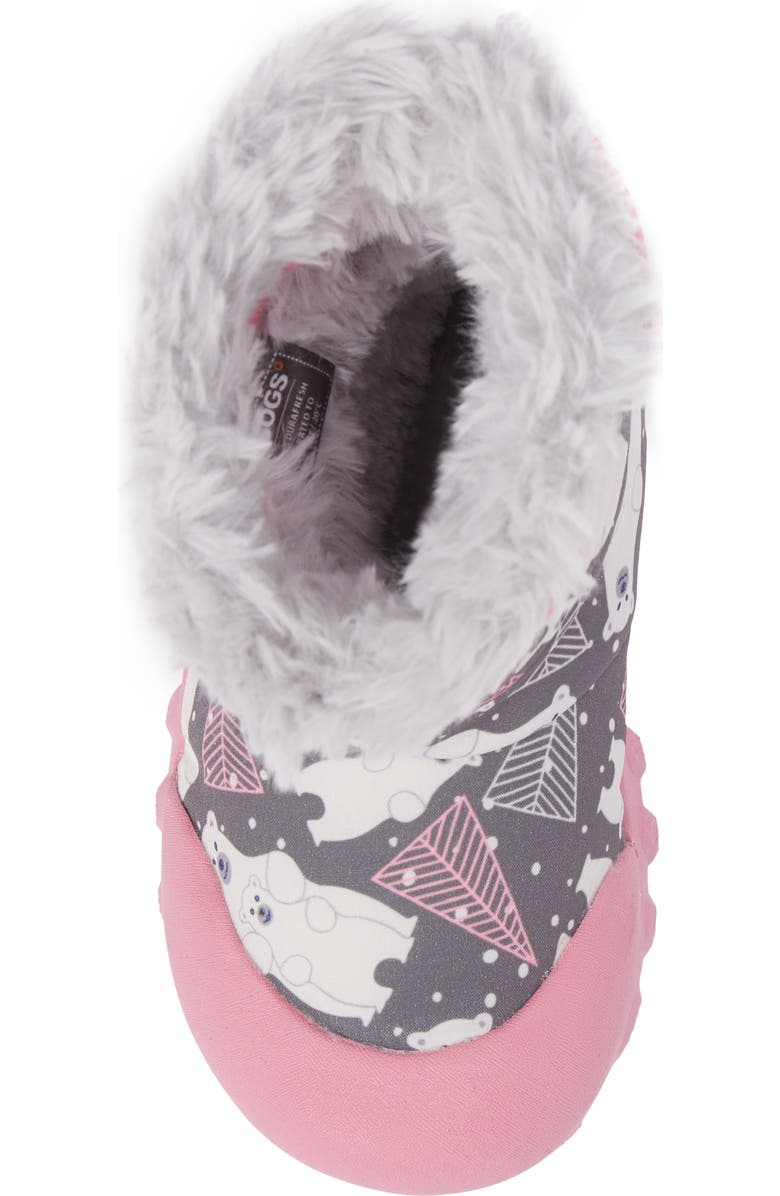 Bogs B-MOC Bears Waterproof Insulated Faux Fur Boot, Alternate, color,