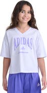 adidas Kids' Collegiate Graphic V-Neck T-Shirt