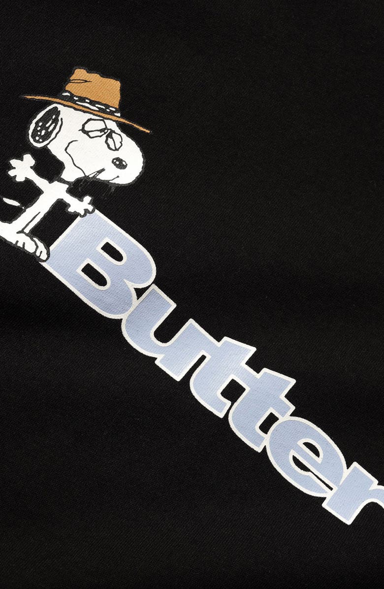 Butter Goods Spike Logo Cotton Graphic T-Shirt, Alternate, color, Black