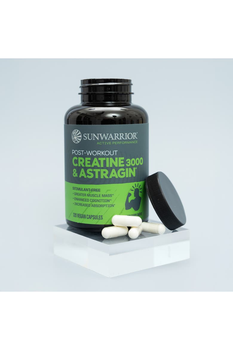 Active Creatine 3000 & AstraGin Capsules, 120ct Bottle, Alternate, color, No Color