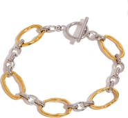 MacRae & Co. Mixed Metal Chain Link Bracelet