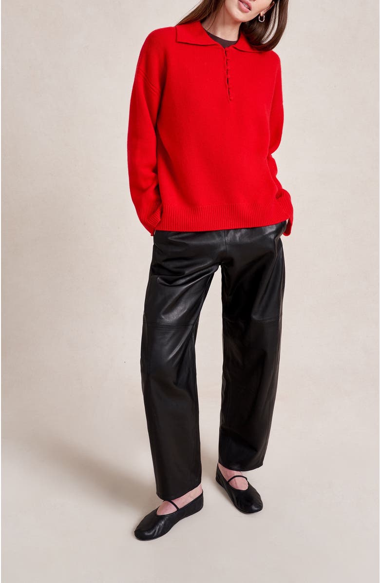 La Ligne Orson Polo, Alternate, color, Red