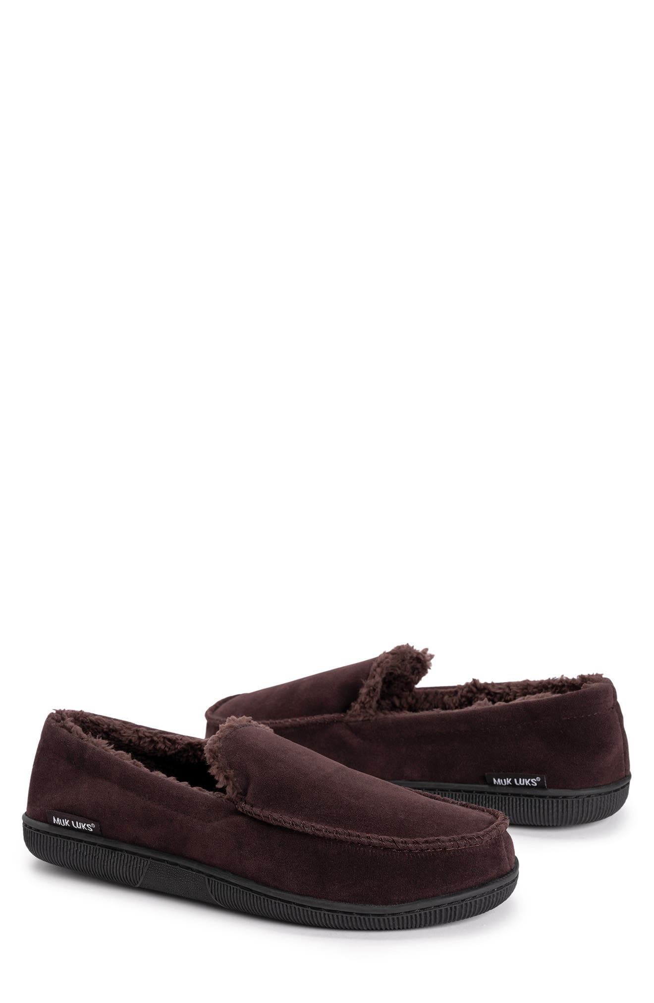 Faux Shearling Lined Slipper, Alternate, color, CAMEL