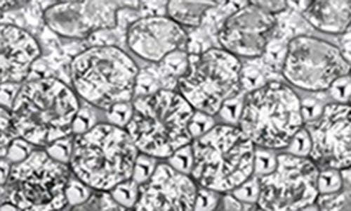 Miranda Frye Dolly Pavè Hoop Earrings In Silver