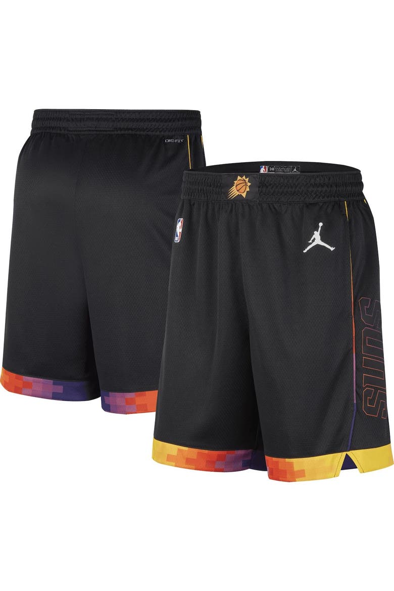 Men's Jordan Brand Black Phoenix Suns 2022/2023 Statement Edition Swingman Performance Shorts, Main, color, Black