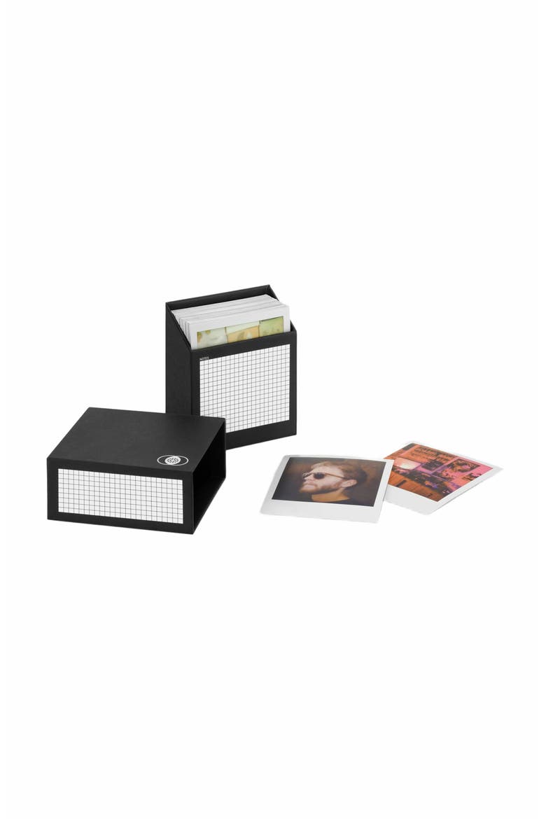 Instant Film Photo Storage Box, Main, color, Black