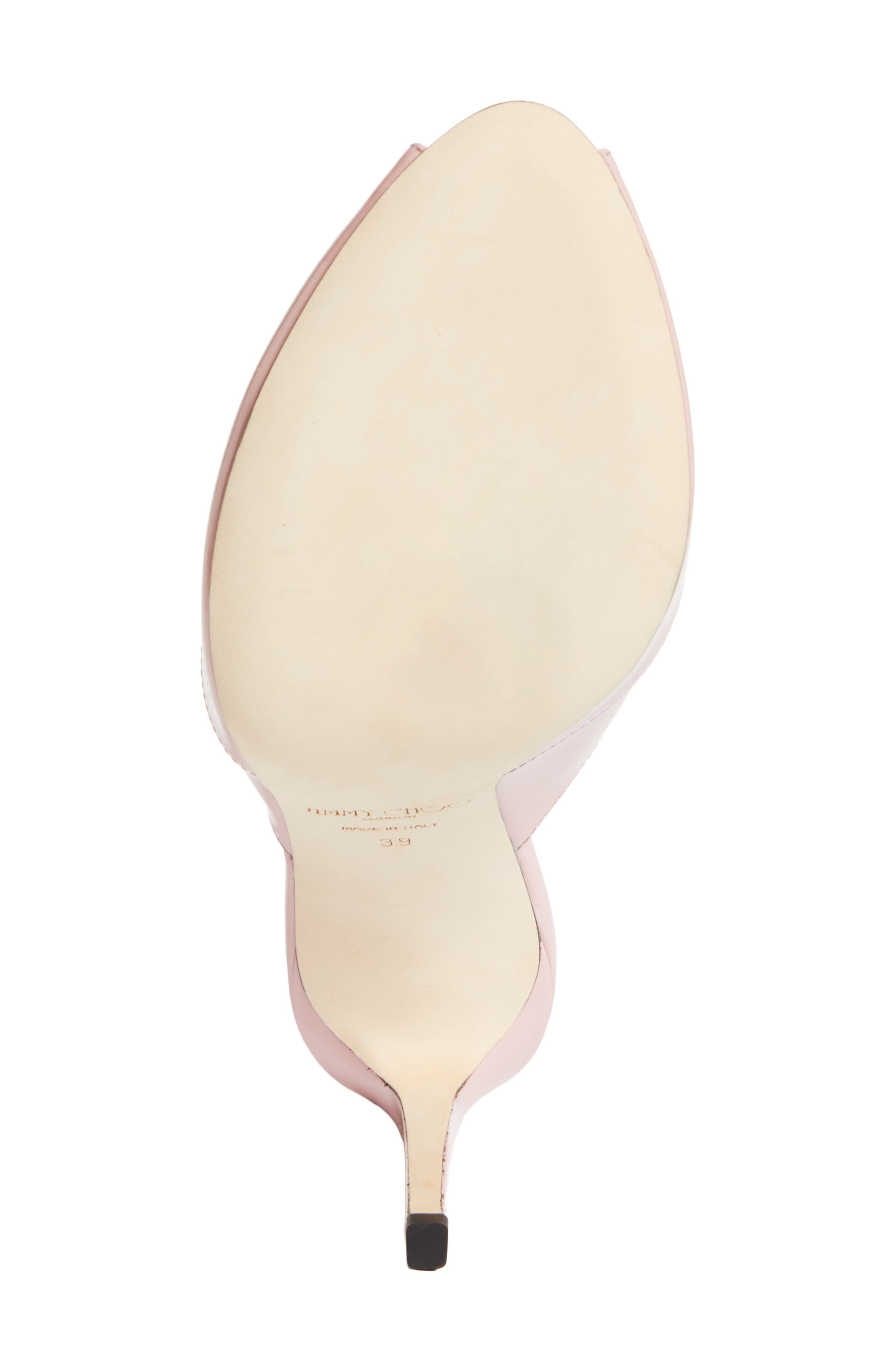 Brigitte Peep Toe Mule, Alternate, color, ROSE