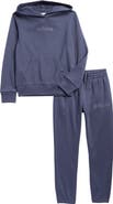 adidas Kids' Cotton Blend Fleece Hoodie & Pants Set