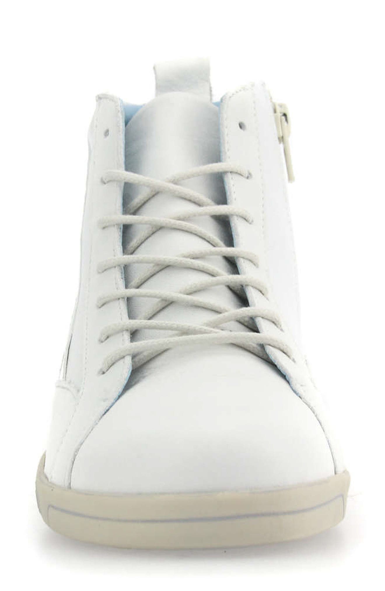 CLOUD Amelia Leather High Top Sneaker, Alternate, color, 