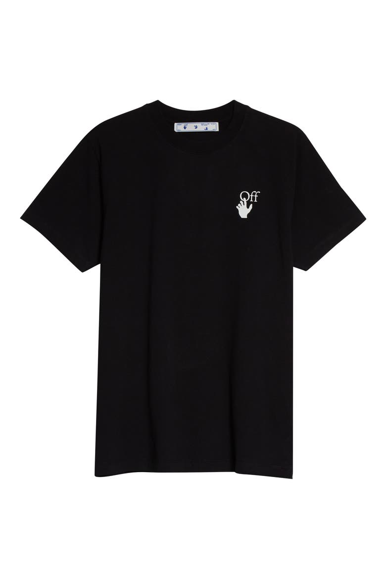 Gradient Ombré Arrows Graphic Tee, Alternate, color, BLACK MULTICO