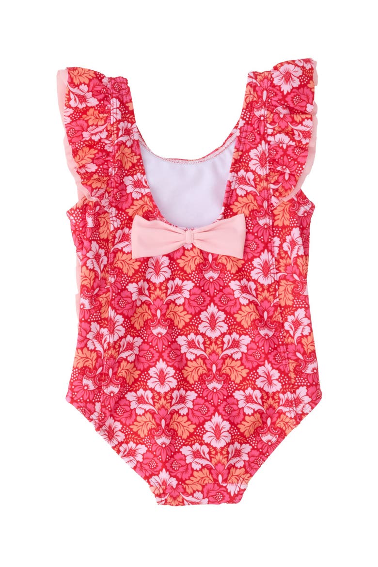 Girls UPF50+ Waterfall One Piece, Alternate, color, Wildflower Rodeo