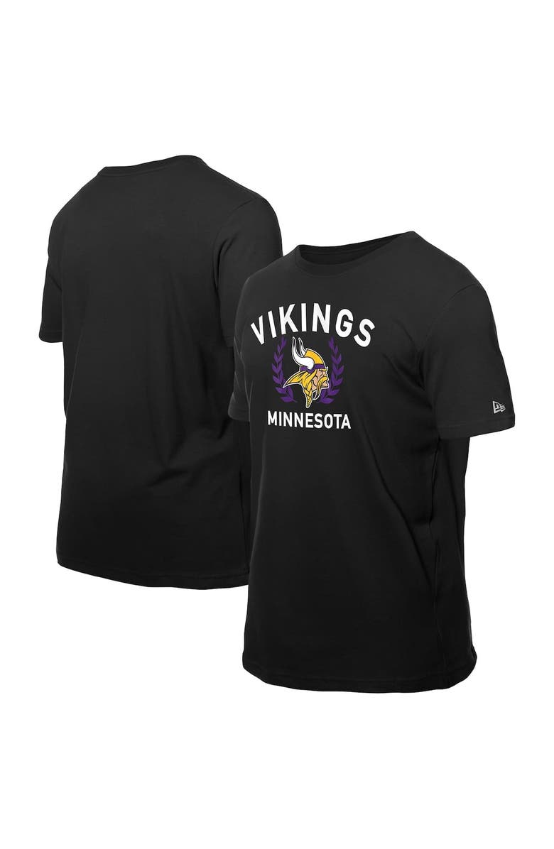 New Era Men's New Era Black Minnesota Vikings 2025 NFL Draft T-Shirt, Main, color, 