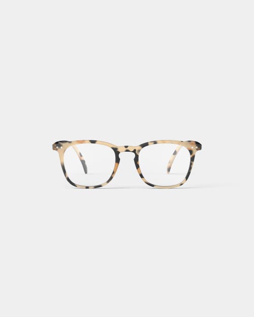 Izipizi #l 54mm Rectangular Reading Glasses In Brown