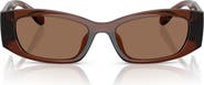 Michael Kors 52mm Rectangular Sunglasses