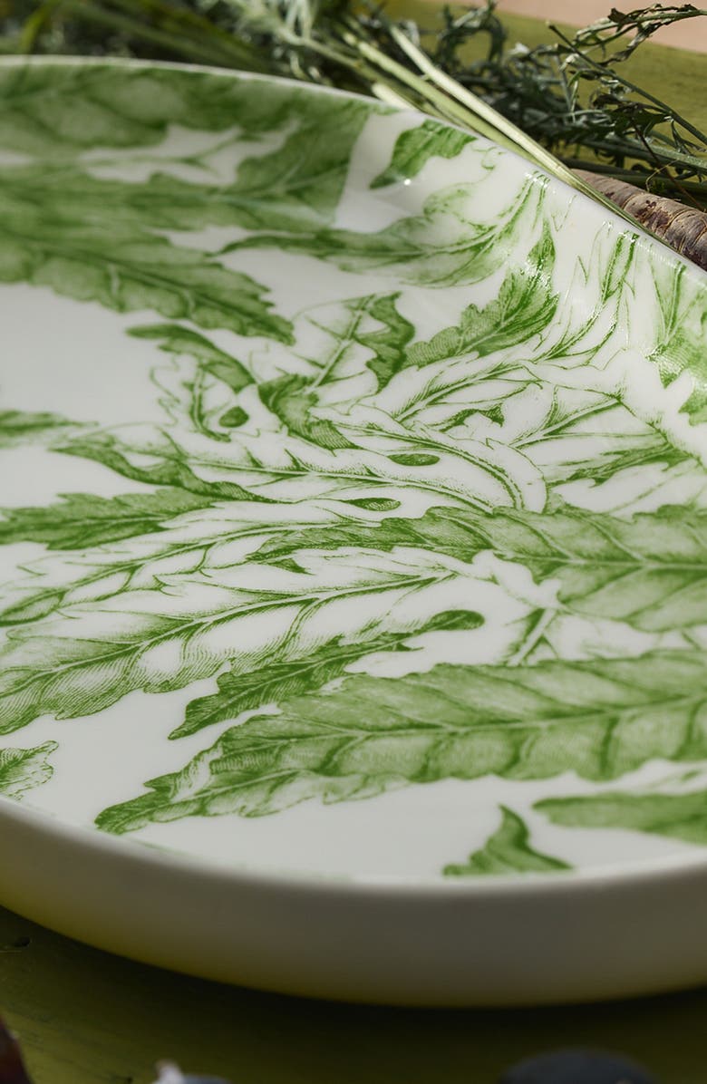 Caskata Freya Large Coupe Oval Platter - Porcelain, Alternate, color, Green