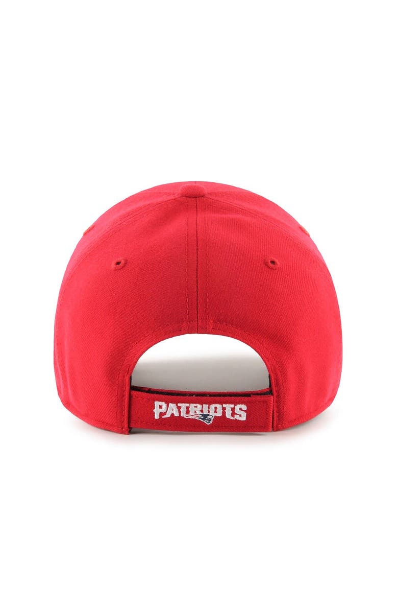 '47 Men's '47 Red New England Patriots MVP Adjustable Hat, Alternate, color, 