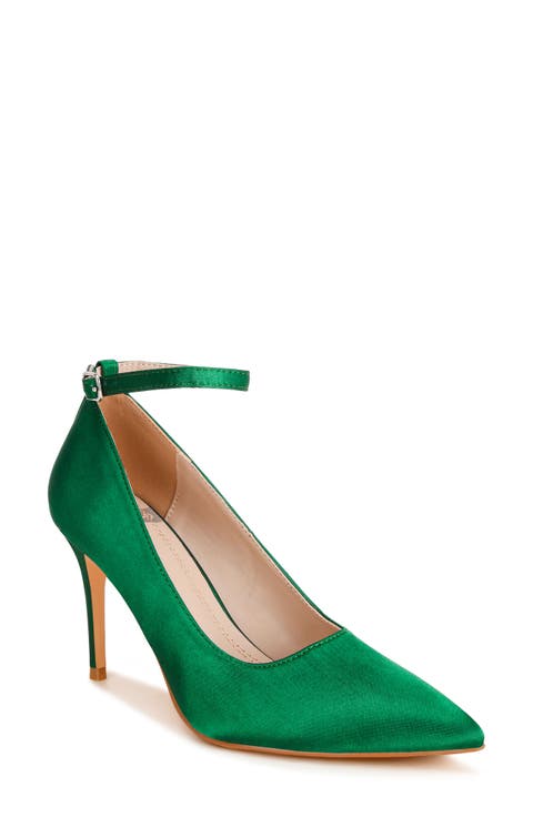 Dittany Pointed Toe Ankle Strap Pump