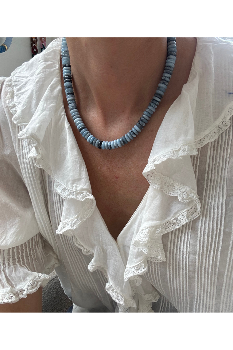 Calm Waters Necklace, Alternate, color, Blue
