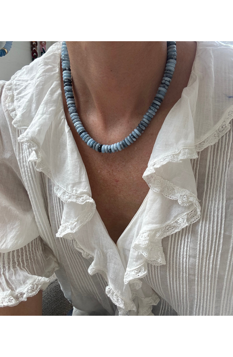 Erin McDermott Jewelry Calm Waters Necklace, Alternate, color, Blue