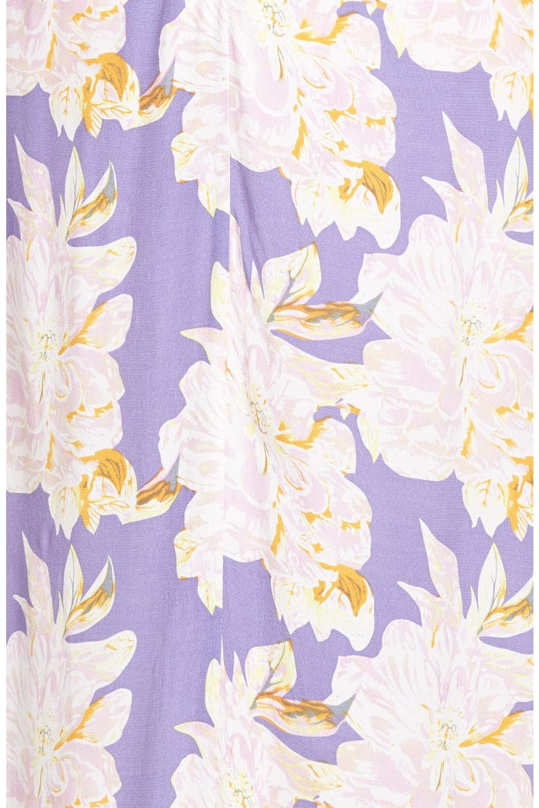 ASTR Racerback Print Maxi Dress, Alternate, color, PURPLE MULTI FLORAL