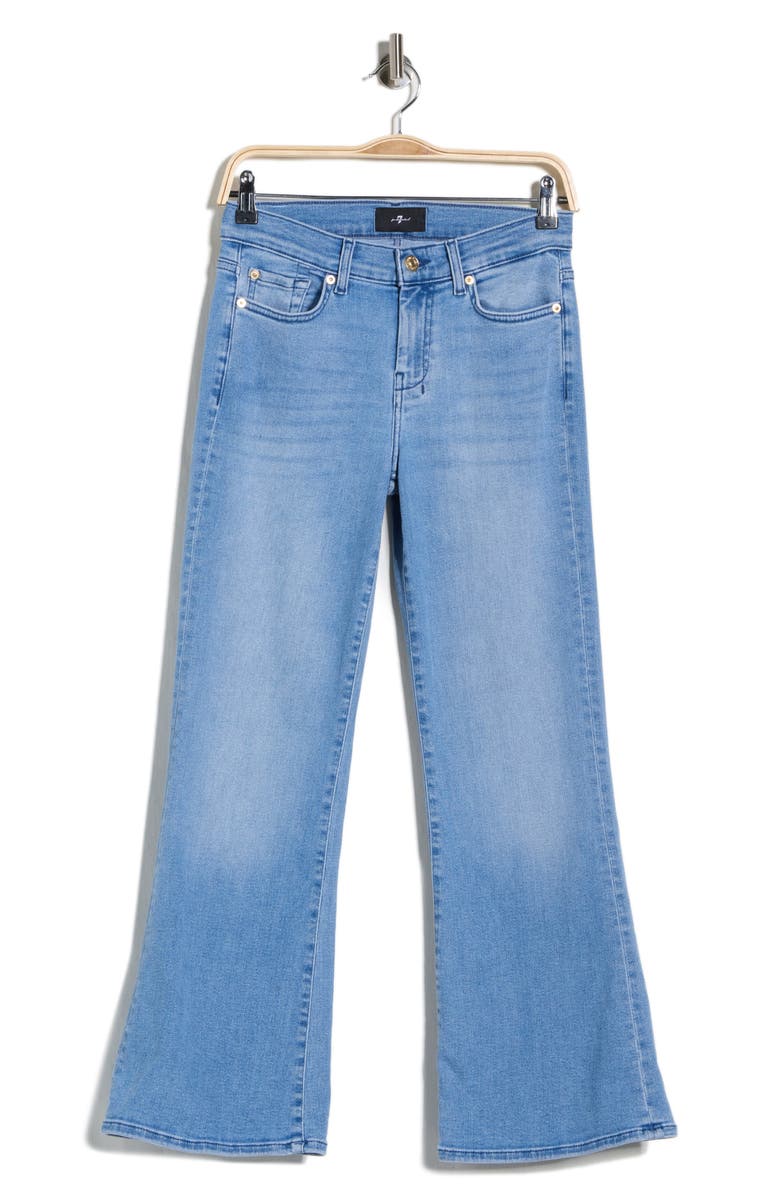 7 For All Mankind Dojo Crop Flare Leg Jeans, Alternate, color, Augusta
