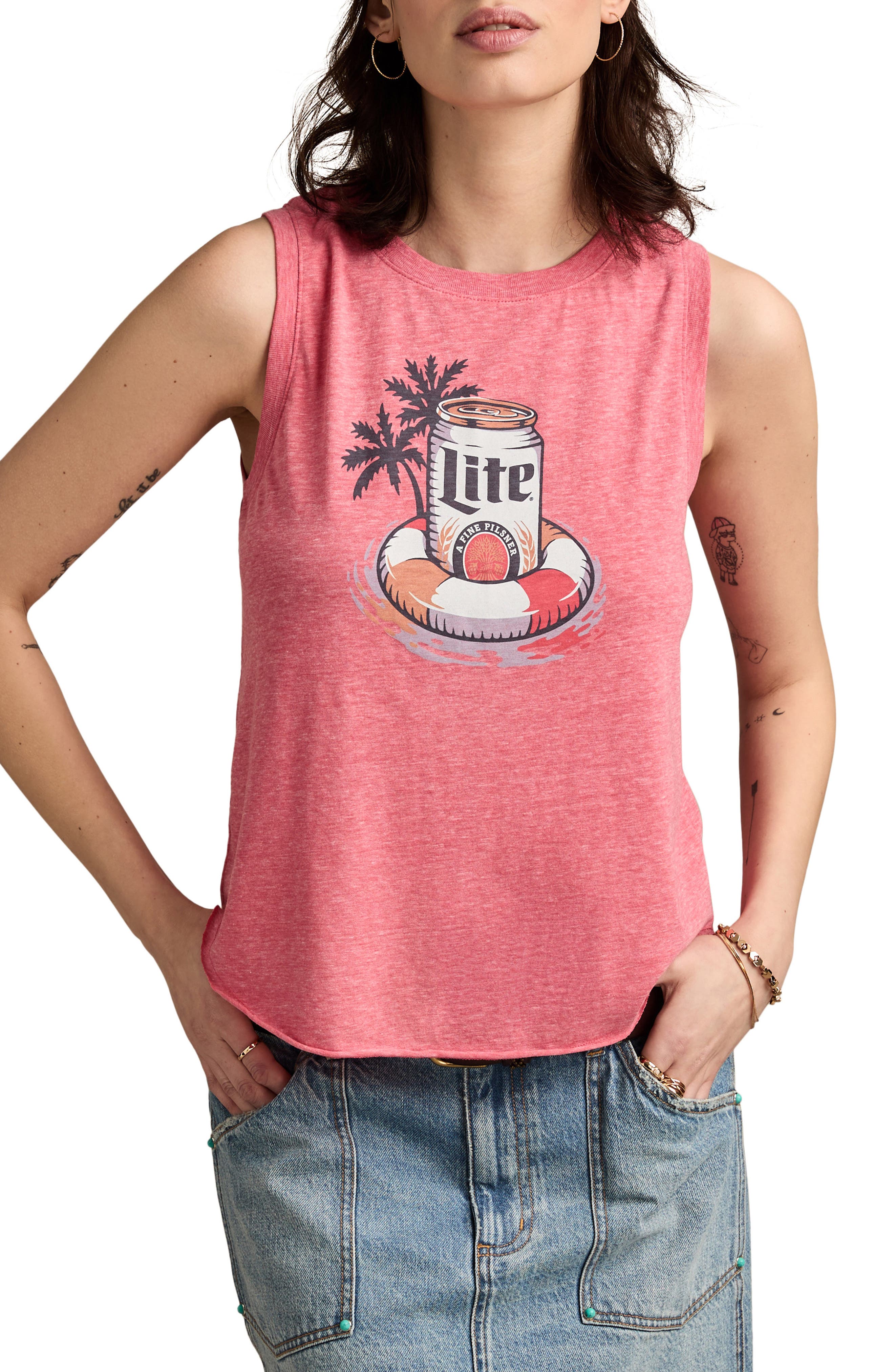 Miller Lite Floaty Graphic Tank