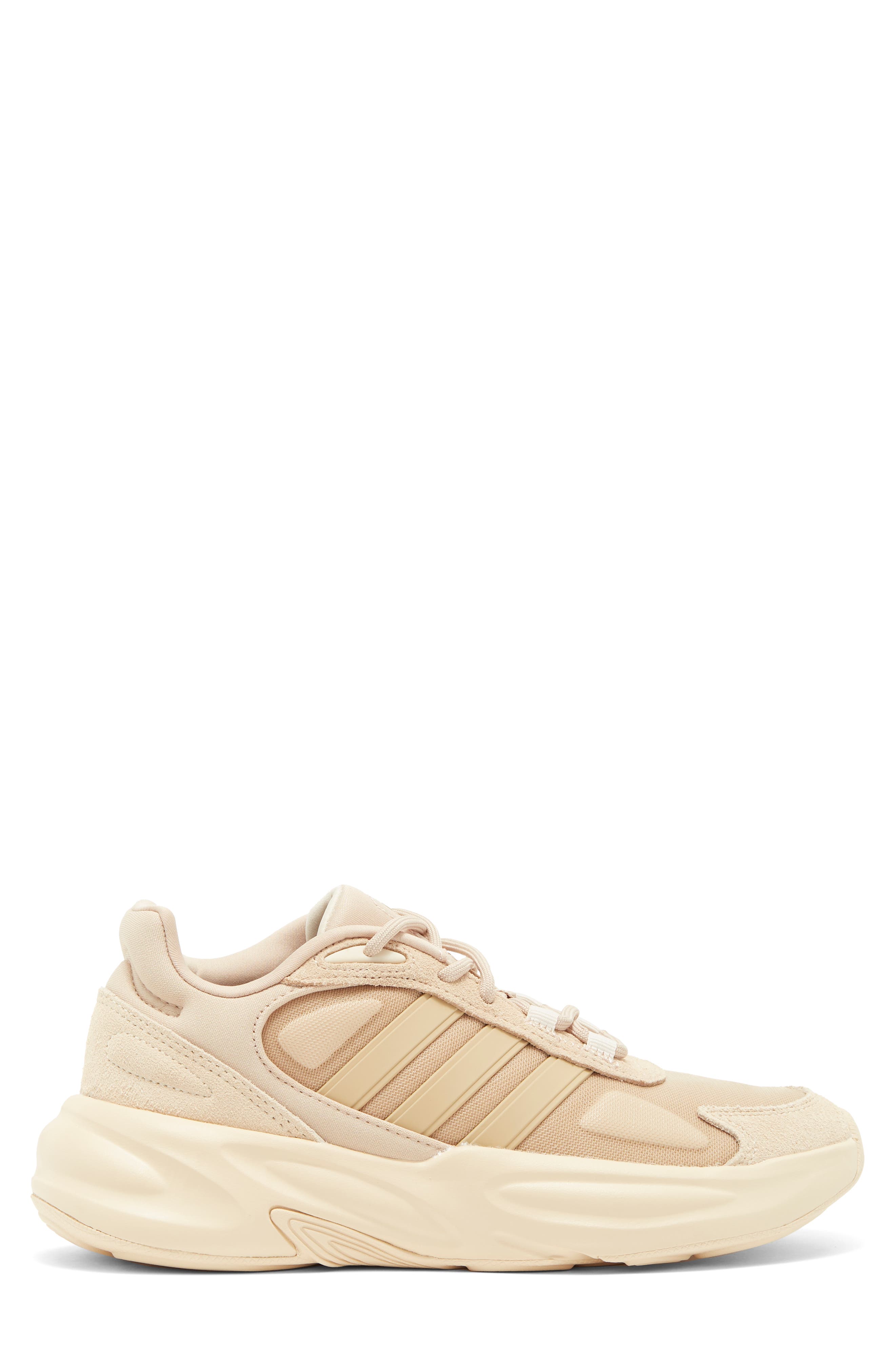 adidas Ozelle Cloudfoam Running Sneaker, Alternate, color, Beige/ Beige/ Sand