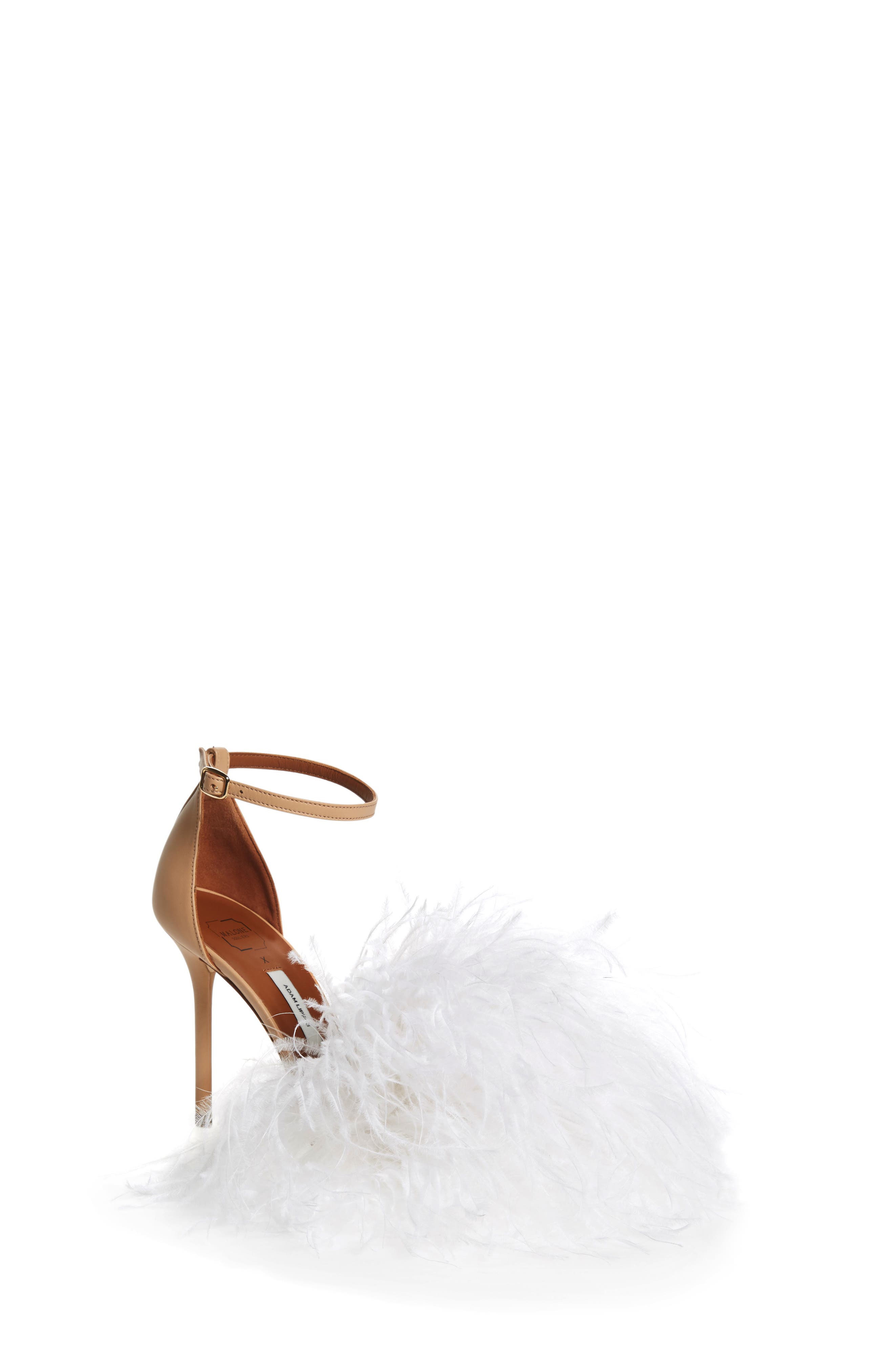 Malone Souliers Nicoletta Feather Sandal, Main, color, 